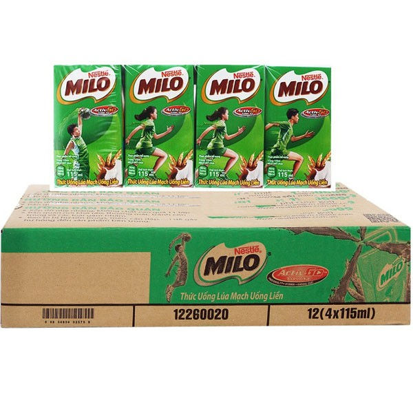 Thùng 48 hộp sữa lúa mạch Milo 110ml (48x110ml)