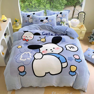 Bộ Chăn Ga Gối Nỉ Nhung Hình 3D Mẫu Mới Đủ Kích Thước(chat chọn mẫu)