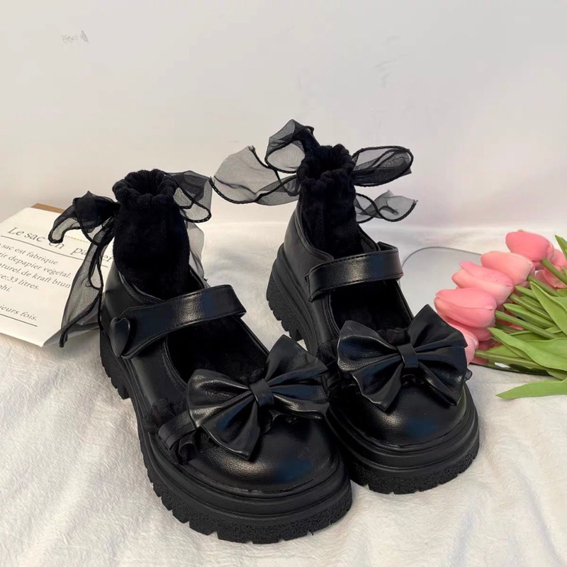 GIÀY LOLITA NƠ XINH CAO CẤP TRẺ TRUNG CÁ TÍNH