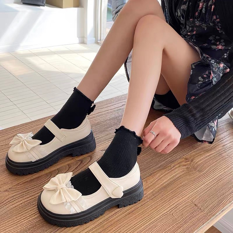 GIÀY LOLITA NƠ XINH CAO CẤP TRẺ TRUNG CÁ TÍNH
