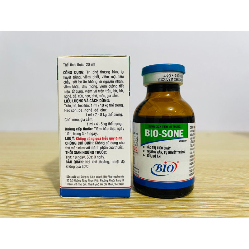 BIO-SONE  - Dùng cho vật nuôi sốt, bỏ ăn