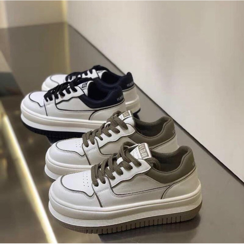 GIÀY THỂ THAO NỮ CHẤT DA MỀM MỊN 2 MÀU SIÊU HOT