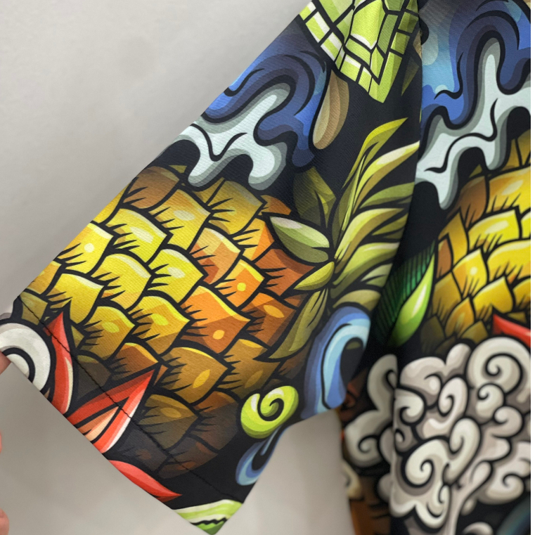 Áo sơ mi TOPGU họa tiết ALOHA, Cuban shirt vải lụa thoáng mát.