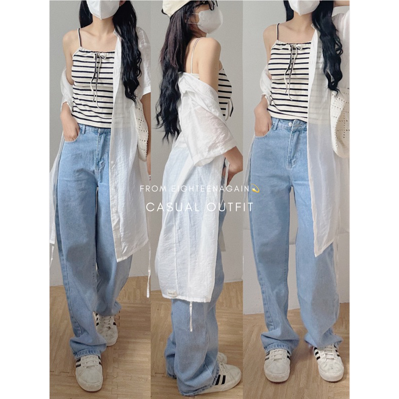 Áo sơ mi tơ mịn dáng dài Yooni 18made ✿ 𝐁𝐲 𝐄𝐢𝐠𝐡𝐭𝐞𝐞𝐧 𝐀𝐠𝐚𝐢𝐧