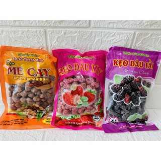 Kẹo ô mai me cay/dâu tằm/dâu tây đặc sản đà lạt túi 200g