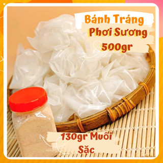[Đồ Ăn Vặt] COMBO 500Gr Phơi Sương + 130gr Muối Sặc Ngon Bánh Tráng Cô Bé