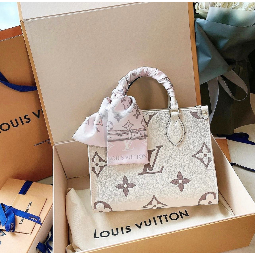 TÚI LV ONTHEG SZ25 DA BÒ