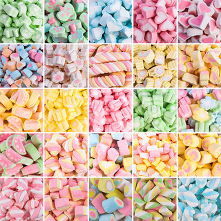 Hộp kẹo bông marshmallow, kẹo bông gòn mềm cao cấp