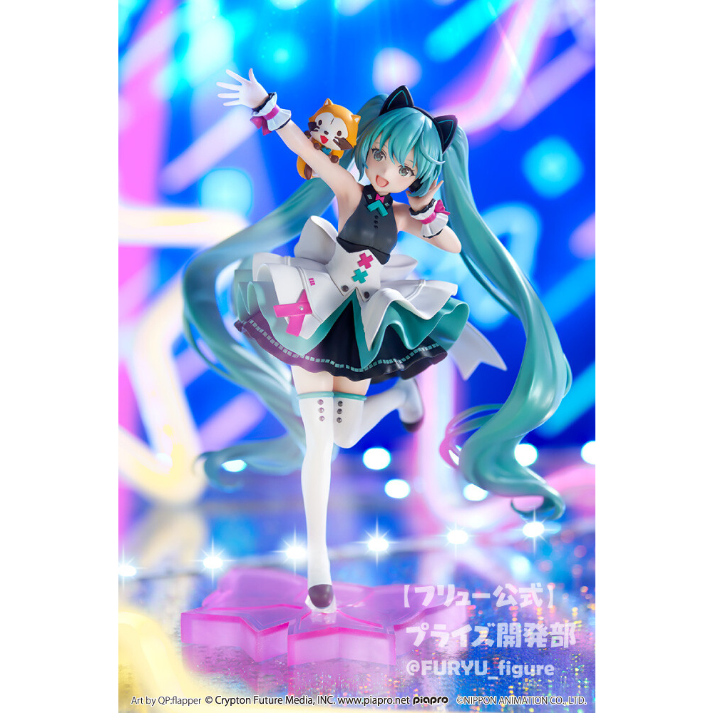 Mô Hình Hatsune Miku & Rascal, Araiguma Rascal, Piapro Characters - Exc∞d Creative  Figure Nhật