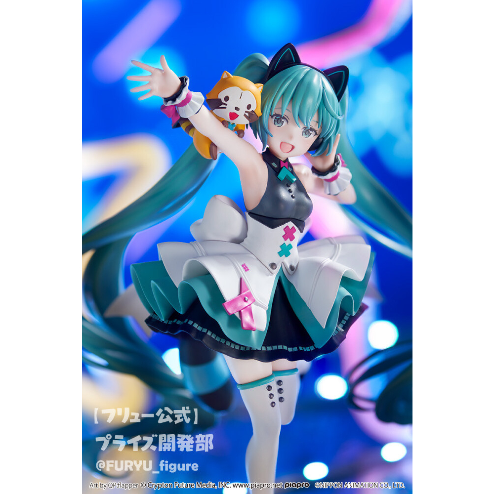 Mô Hình Hatsune Miku & Rascal, Araiguma Rascal, Piapro Characters - Exc∞d Creative  Figure Nhật
