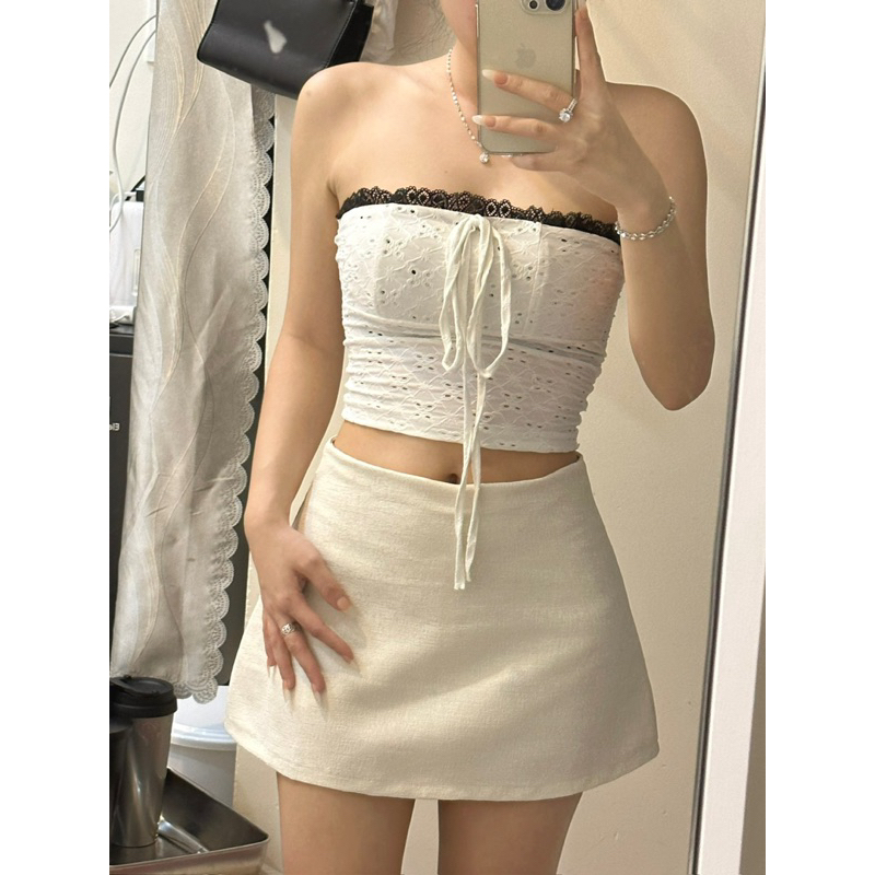 Chân váy Tafta chữ A