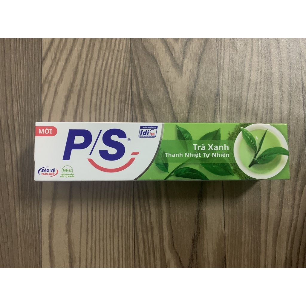 Kem Đánh Răng P/S Than Hoạt Tính,Ngừa Sâu Răng,Trà Xanh,Bảo Vệ 180g