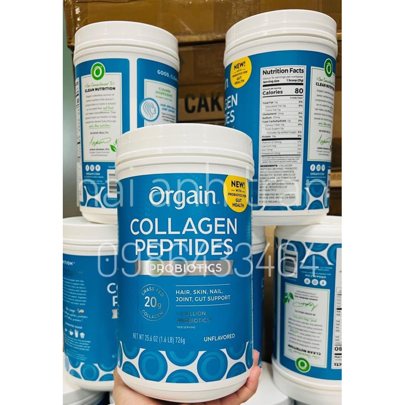 Ỏrganic Collagen Peptides 726gr Mỹ