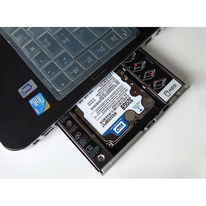 Khay gắn ổ cứng SSD 9.5mm 12.7mm cho laptop - Caddy bay mỏng