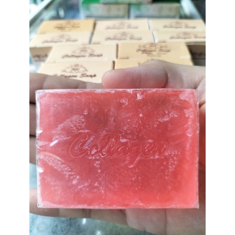 Cục xà bông Collagen rửa mặt sáng da