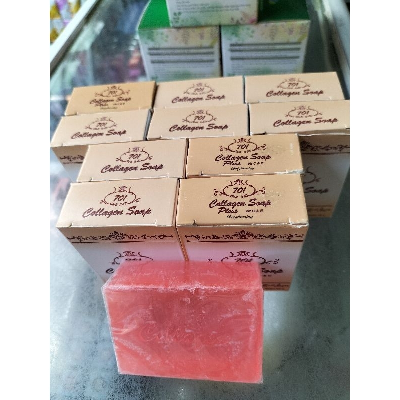 Cục xà bông Collagen rửa mặt sáng da