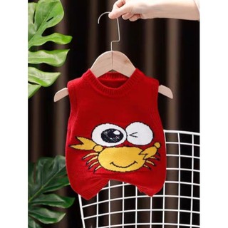 💕Chọn màu💕Áo Gile len loại đẹp mịn dày dặn Quảng Châu cho bé 10_22kg