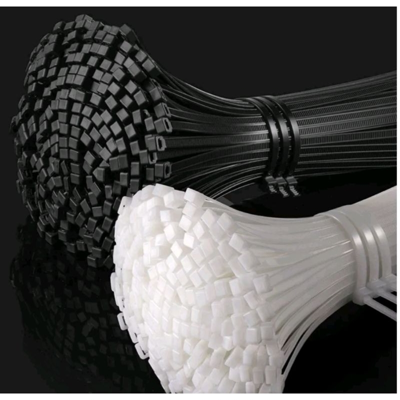 Dây rút nhựa thít nhựa màu trắng 5*300,8*350,8*400,5*500