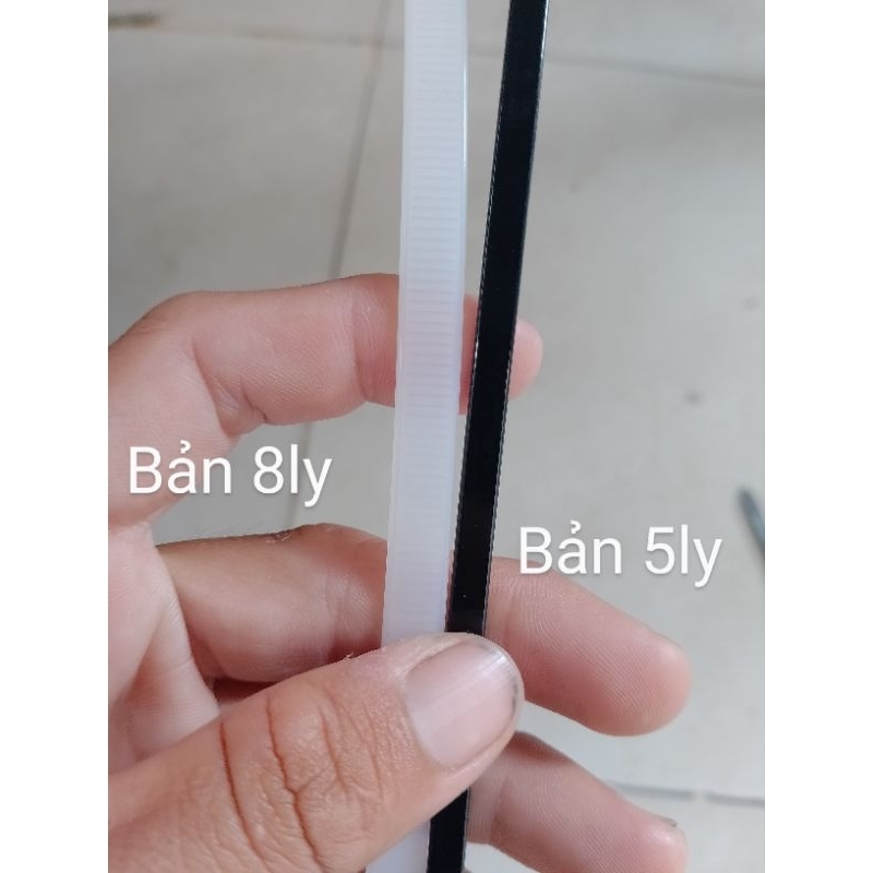 Dây rút nhựa  màu trắng 3*100,4*150,5*200,5*250