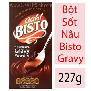 Sốt Nâu Bisto Gravy Powder Original 227gr*24B/ Bisto Gravy Powder Original Brown Sauce - Nhập Khẩu Anh Quốc