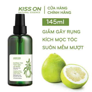 Xịt dưỡng tóc tinh dầu vỏ bưởi KISS ON 145 ml - Giúp ngăn ngừa rụng tóc, hỗ trợ nang tóc phát triển
