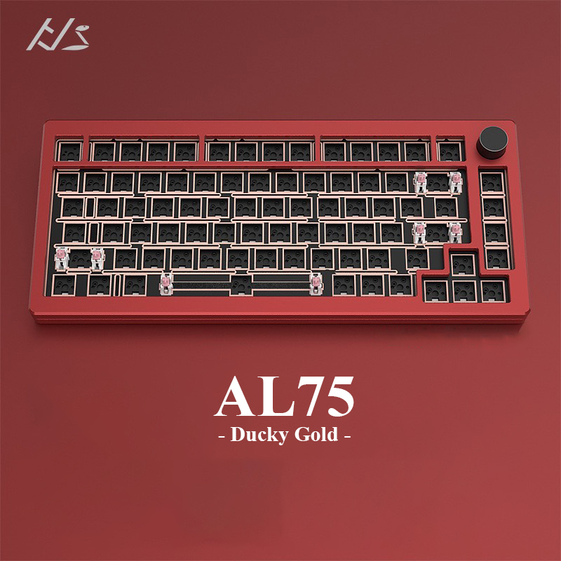 Bộ KIT bàn phím AL75 - Nhôm CNC - Hotswap - FRC4 - Anode