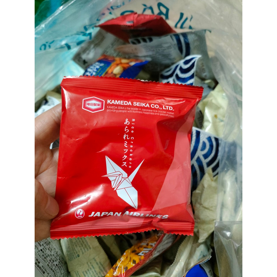 Set 10 gói hạt rang của các hãng hàng không