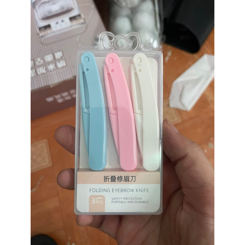 Sét dao cạo lông mày 3 món Nalamei