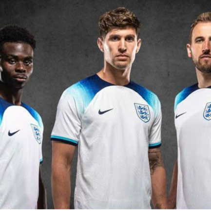 Áo bóng đá in tên số, đồ đá banh tuyển Anh WC 2022, áo bóng đá thun lạnh, không nhăn không xù lông HUNGSPORT TN