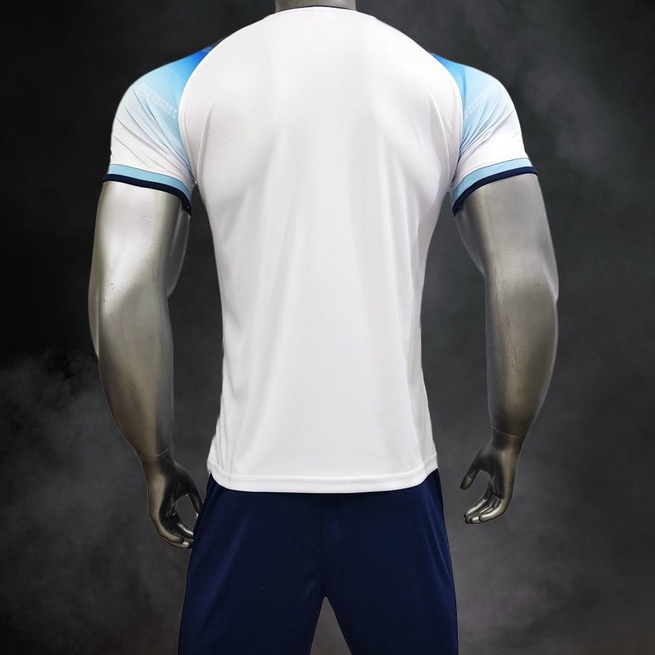 Áo bóng đá in tên số, đồ đá banh tuyển Anh WC 2022, áo bóng đá thun lạnh, không nhăn không xù lông HUNGSPORT TN