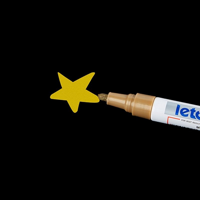 Bút Sơn LETO Paint Nét 1mm Khô Nhanh Bền Màu Viết Trên Nhiều Bề Mặt Kính, Mica, Thiệp, Đá Cuội, Giày Hợp Lý Shop