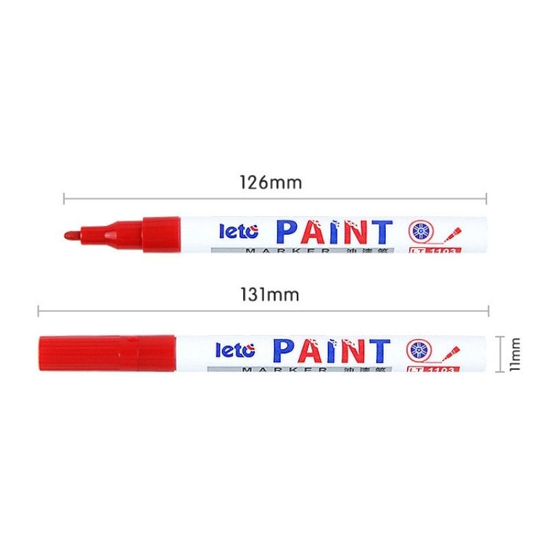 Bút Sơn LETO Paint Nét 1mm Khô Nhanh Bền Màu Viết Trên Nhiều Bề Mặt Kính, Mica, Thiệp, Đá Cuội, Giày Hợp Lý Shop
