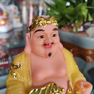 Tượng Thần Tài Thổ Địa Đá Đúc(Nhiều màu)
