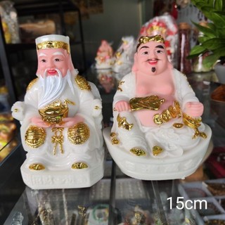 Tượng Thần Tài Thổ Địa Đá Đúc(Nhiều màu)
