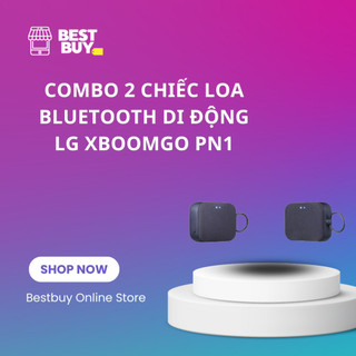 Combo 2 Chiếc Loa Bluetooth di động LG XBOOMGo PN1 tạo hiệu ứng Stereo | Hàng chính hãng | NEW 100% | Bảo hành 12 tháng