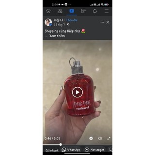 🍑Nước Hoa AMOR AMOR EDT 30ml🍑