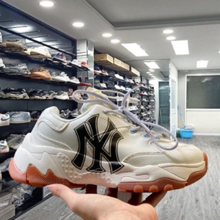 Giày thể thao sneakers 𝐌𝐋𝐁 NY đế nâu dành cho nam nữ độn đế 5cm siêu êm ái - Alitastore