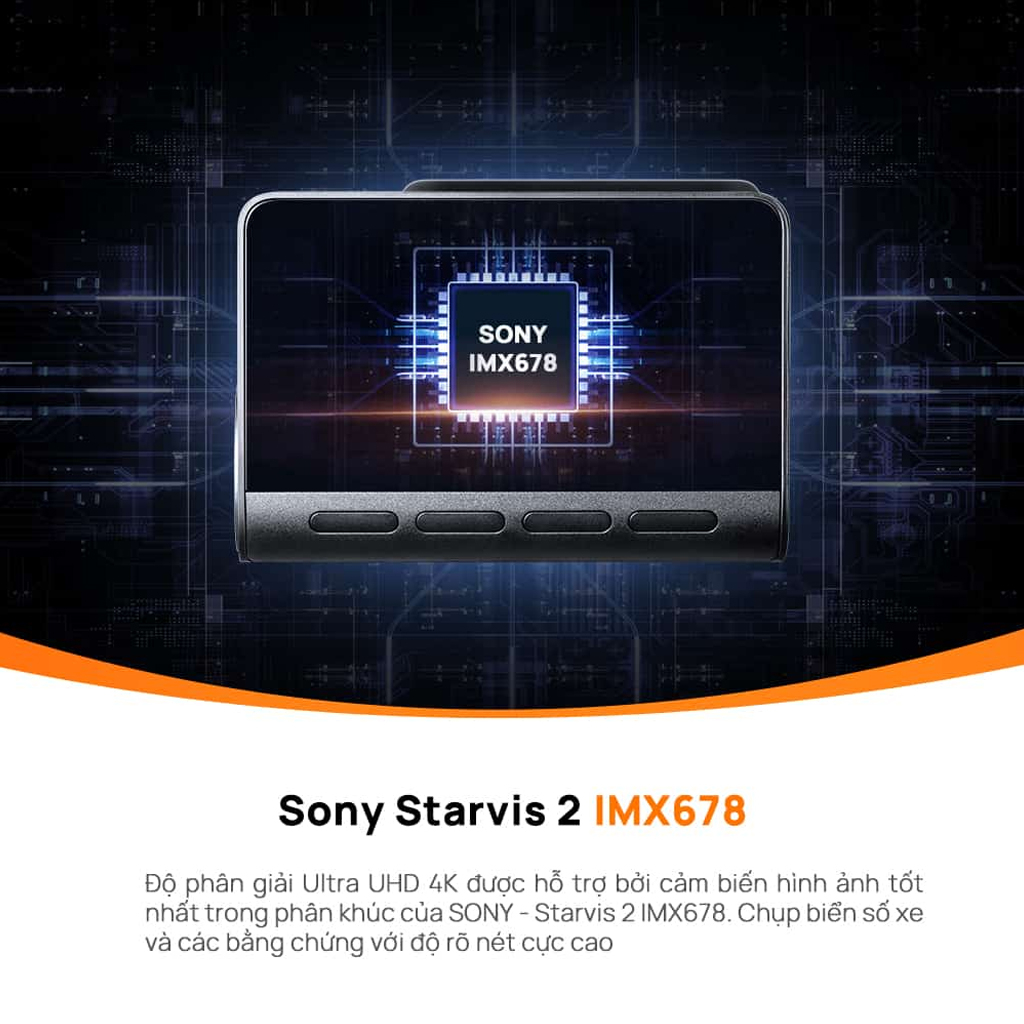 70mai Dash Cam A810 4K | Camera Hành Trình Phát Hiện Chuyển Động AI ,Hỗ Trợ Định Vị GPS | BigBuy360 - bigbuy360.vn