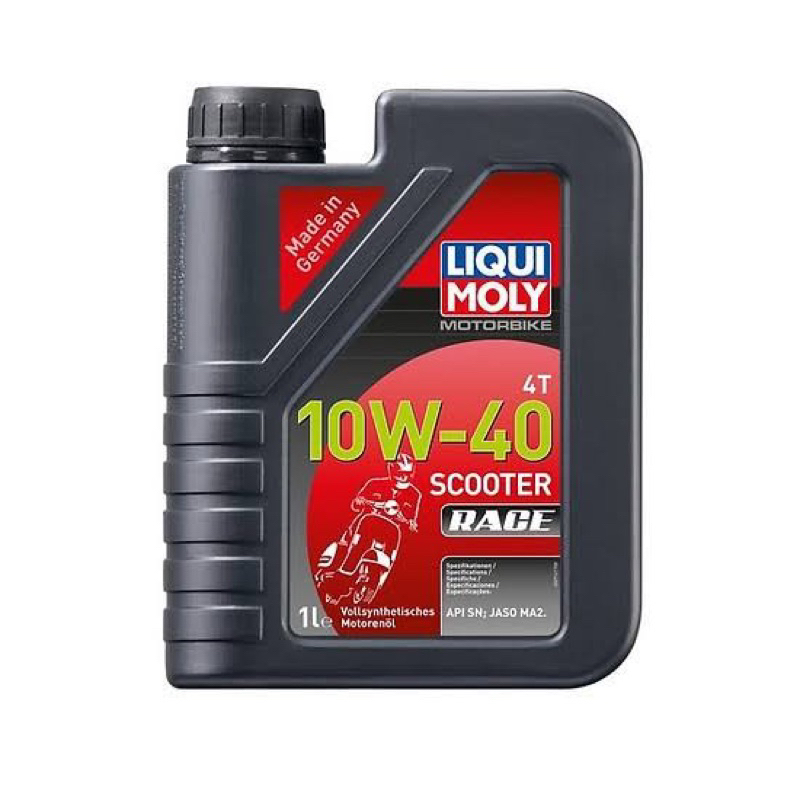 Nhớt Liqui Moly Scooter Race 10W40 1L dành cho xe ga
