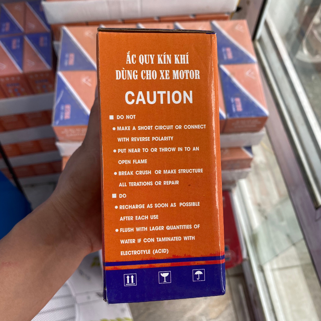 Bình ắc quy V.S.O GT6A - hàng chính hãng GMC-USA