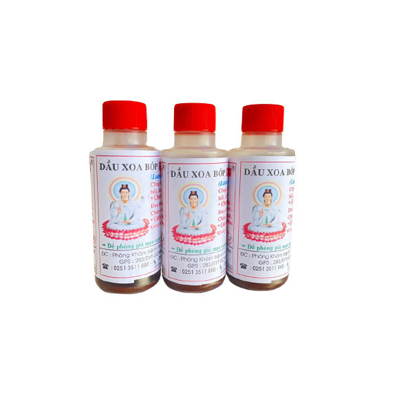 COMBO 5 CHAI DẦU XOA BÓP GIA TRUYỀN ĐẶC BIỆT THỦY LONG CHAI 120ml ( LƯƠNG Y BÀO CHẾ : NGUYỄN THỊ THU THỦY)