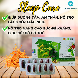 Sleepcare ăn ngon và ngủ ngon, hết mất ngủ