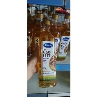Dầu gạo lứt SIMPLY nguyên chất 1L [TT]