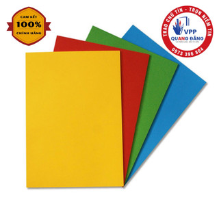 Bán lẻ - Giấy màu a4 Hoàng Mai