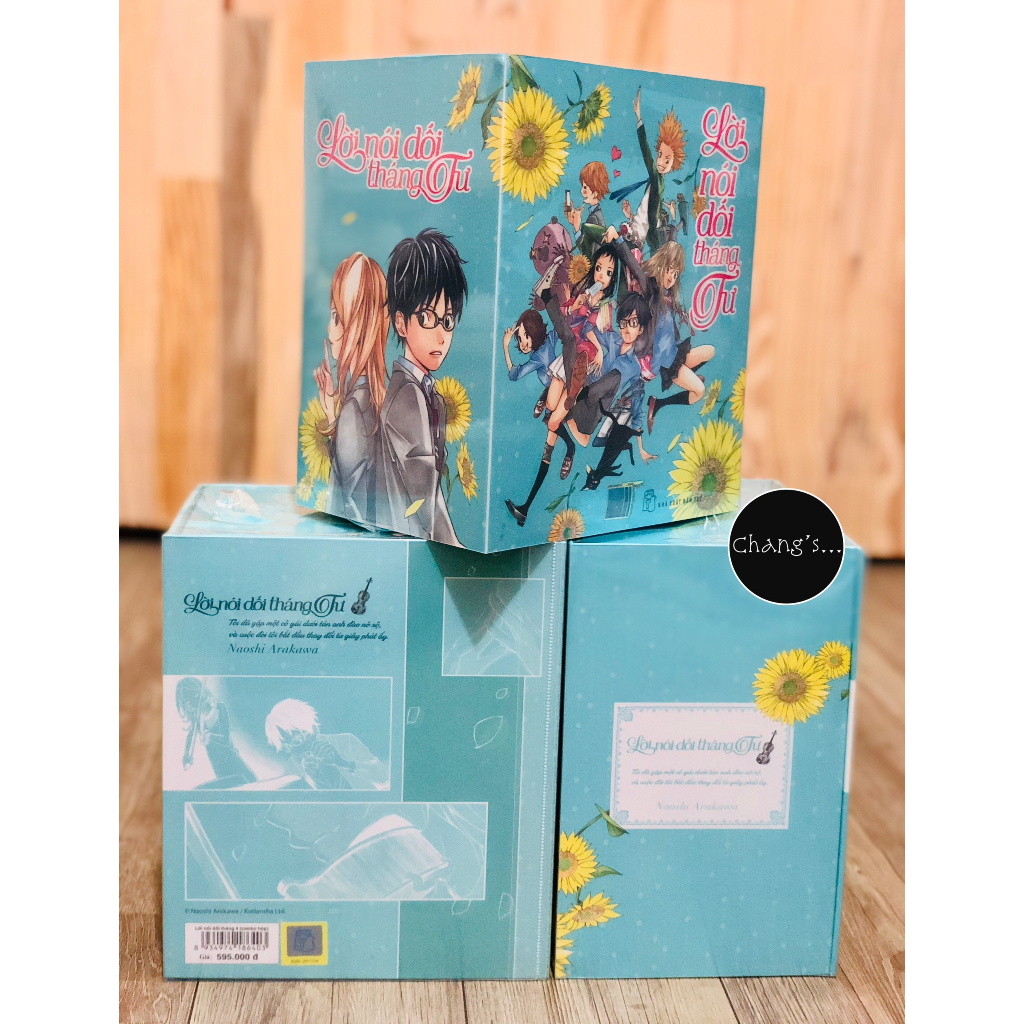 Sách - Boxset Lời Nói Dối Tháng Tư - Tặng Kèm 2 Card Nhựa Hình Nhân Vật