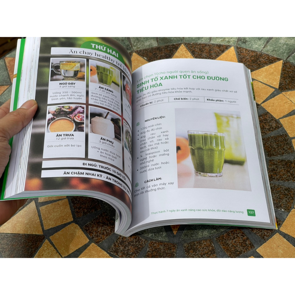 Sách -  Ăn chay healthy không lo thiếu chất - Emma Phạm - Thái Hà Books - NXB Công Thương.