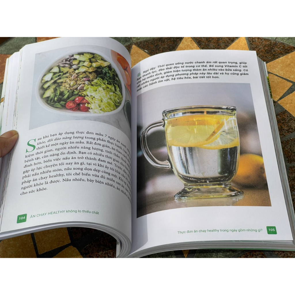 Sách -  Ăn chay healthy không lo thiếu chất - Emma Phạm - Thái Hà Books - NXB Công Thương.