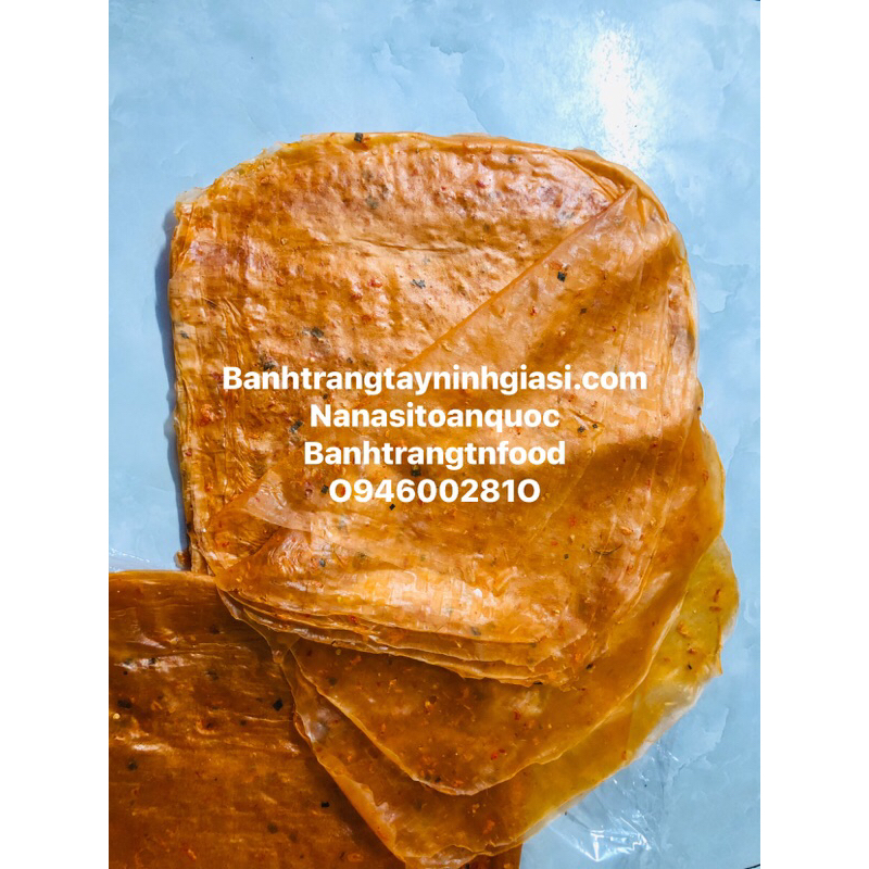 Bánh tráng dẻo tôm phơi sương