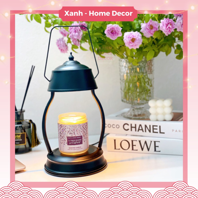 ĐÈN ĐỐT NẾN THƠM VINTAGE  DÙNG ĐƯỢC NHIỀU CHO NHIỀU MẪU NẾN THƠM