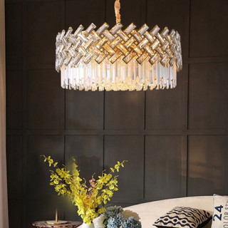 Đèn chùm pha lê phi 80cm và 60cm, đèn thả trần D#2